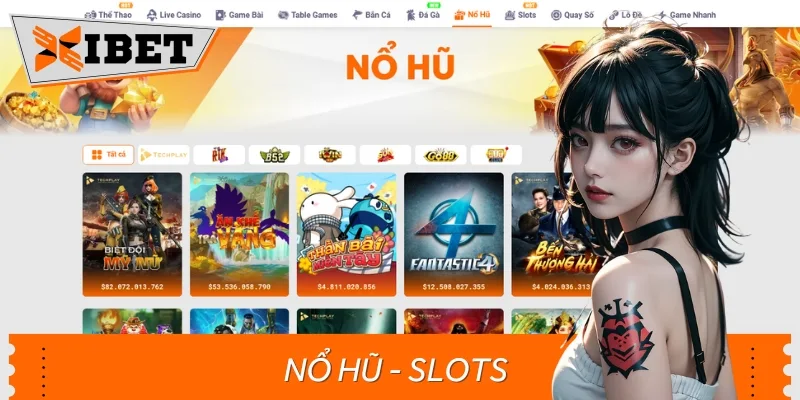 Xibet mang đến hàng trăm game Slots với jackpot lớn